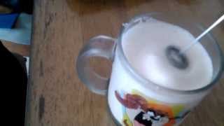 Aerolatte Review Frothing Cold Milk In Under 1 Minute [upl. by Nary]