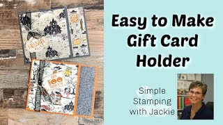 How to Make an Easy Gift Card Holder [upl. by Eindys]