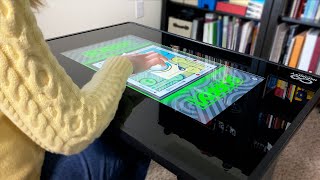 Arcade1Ups Infinity Game Table Board games on demand EXCLUSIVE first look [upl. by Drazze]