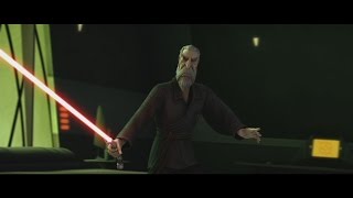 Star Wars The Clone Wars  Nightsisters vs Count Dooku 1080p [upl. by Ainslie]