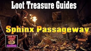 Assassins Creed Origins  Sphinx Passageway  Loot Treasures [upl. by Aihcsrop]