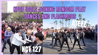 KPOP IDOLS JOINING RANDOM PLAY DANCES AND FLASHMOBS IN PUBLIC [upl. by Mehala]