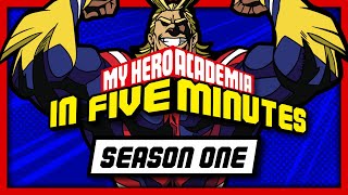 My Hero Academia in 5 MINUTES Season 1 [upl. by Hannahoj]