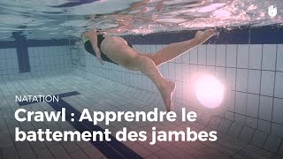 Apprendre le battement des jambes  Crawl [upl. by Oreves]