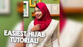 Easiest And Most Requested Hijab Tutorial  FAIZA [upl. by Sosthina425]