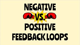 Negative Feedback VS Positive Feedback Explained w Examples [upl. by Micro]