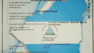 Pasos para apostillar documentos personales en Cancillería de la República de Nicaragua [upl. by Cahra]