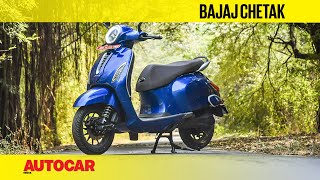 2020 Bajaj Chetak EV Review  First Ride  Autocar India [upl. by Hanauq]