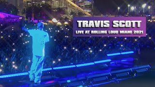 Travis Scott Performs quotTHE SCOTTSquot at Rolling Loud Miami 2021 [upl. by Aicina633]