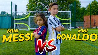 EPIC MINI MESSI VS MINI RONALDO SKILLS BATTLE  Billy Wingrove amp Jeremy Lynch [upl. by Tanner]