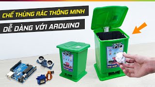 Chế Thùng Rác Thông Minh  DIY Smart Trash Can [upl. by Lednyc888]