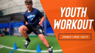 Youth Speed Strength and Agility Workout [upl. by Sal]