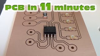 PCB making PCB prototyping quickly and easy  STEP by STEP [upl. by Gilford599]