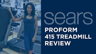 Proform Crosswalk 415 Treadmill Review [upl. by Lonni]