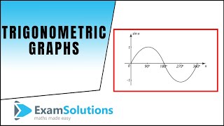 Trigonometric Graphs  ExamSolutions [upl. by Link832]