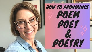 Learn to Pronounce POEM POET POETRY  American English Pronunciation Lesson learnenglish [upl. by Ecnahoy]