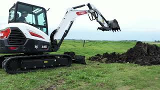 Bobcat E60 R2Series Compact Mini Excavator Model WalkAround [upl. by Liebowitz]