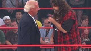 Ric Flair and Mick Foley Face To Face [upl. by Yrol]