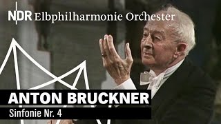 Anton Bruckner Sinfonie Nr 4 mit Günter Wand 1990  NDR Elbphilharmonie Orchester [upl. by Titus]