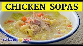 Filipino Chicken Macaroni Sopas [upl. by Nosyaj]