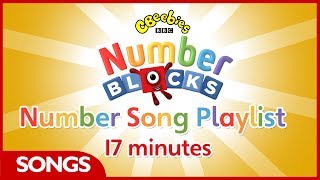 Numberblocks Songs Playlist  17 minutes  CBeebies [upl. by Spillar]