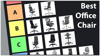 The Best Office Chair Tier List [upl. by Euphemiah601]