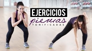 Ejercicios para tonificar piernas  20 minutos [upl. by Nollahs]