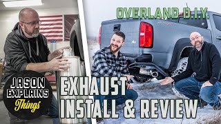 Chevy Colorado GM PERFORMANCE Exhaust Install and Review [upl. by Kenwee751]