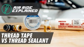 How to Seal Fittings Using Thread Tape and Thread Sealant [upl. by Irina889]