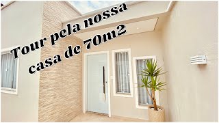 TOUR PELA NOSSA CASA DE 70m2 [upl. by Teddi63]